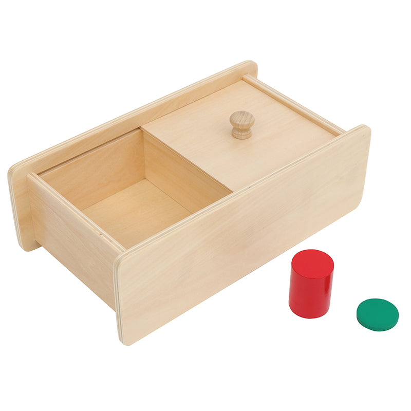 Wooden Box with Sliding Lid
